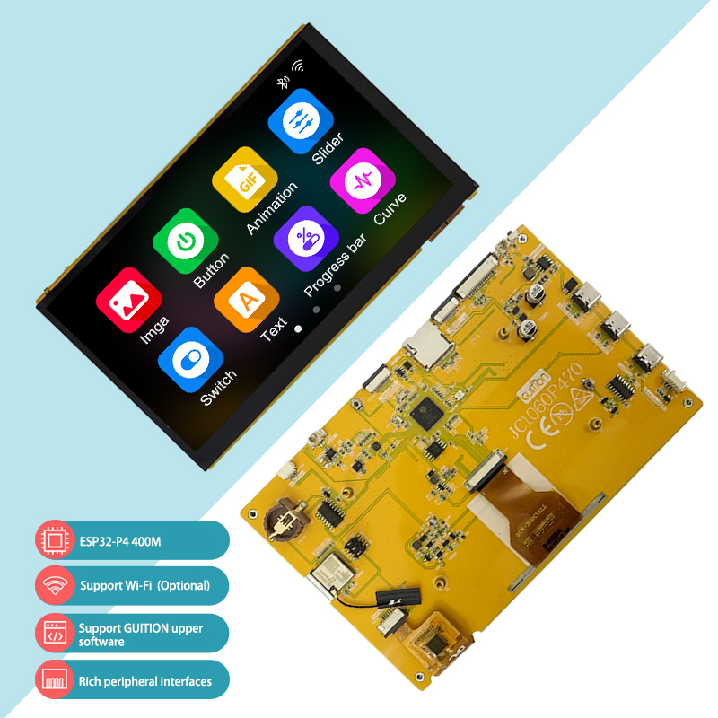 Esp32 C6 - ESP32 P4 7 นิ้ว LCD บอร์ดพัฒนาหน้าจอสัมผัสแบบ
