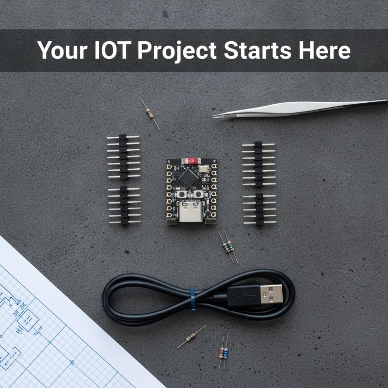 Esp32 C3 - บอร์ดพัฒนา ESP32 C3 พร้อมโมดูล WiFi และ