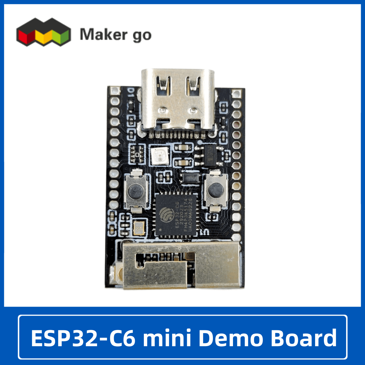 Esp32 C6 - บอร์ดพัฒนา ESP32-C6ชิพ Wi-Fi และบลูทูธสองโหมดที่มีต้นทุนต่ำ RISC-V โปรเซสเซอร์ในตัว
