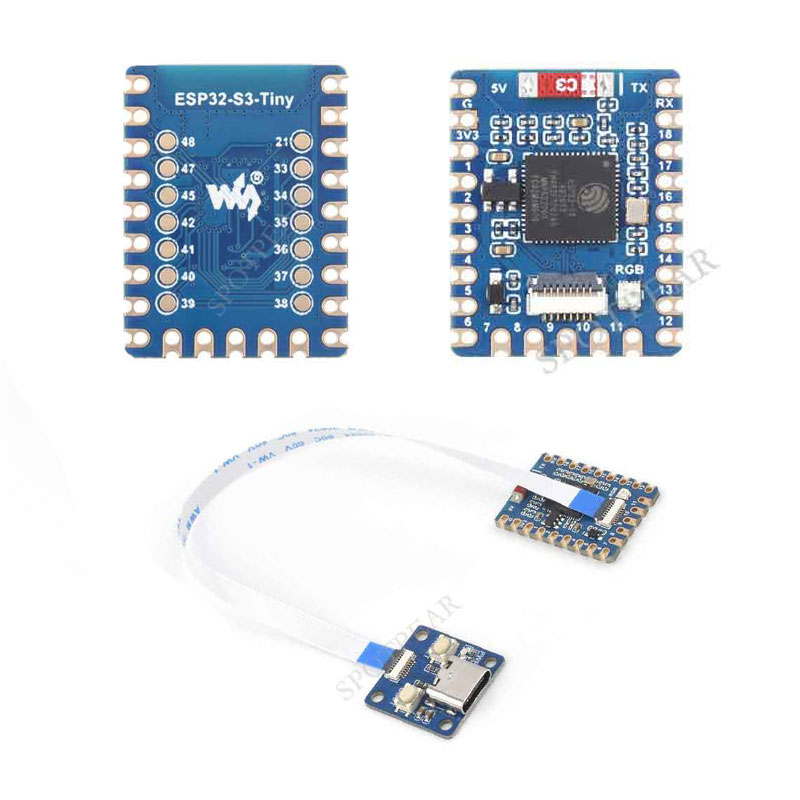 Esp32 S3 - ESP32 S3 Tiny Mini ESP32-S3FH4R2 บอร์ดขนาดเล็กพร้อมพอร์ต
