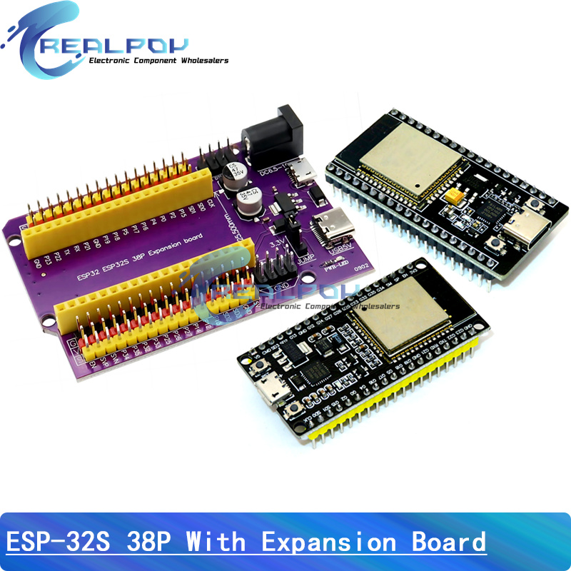 Esp32 Devkit - ESPWROOM32 บอร์ดพัฒนา TYPE-C/MICRO USB CP2102 WiFi