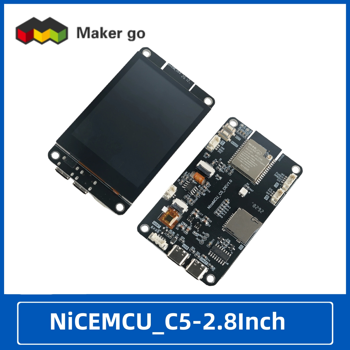 Esp32 Uart Module - บอร์ดพัฒนา ESP32-C5 รองรับ Wi-Fi แบบสองย่านความถี่ พร้อมหน้าจอสัมผัสขนาด