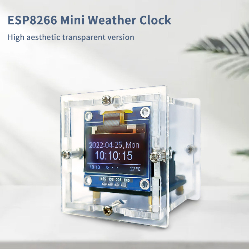 ชุดนาฬิกาพยากรณ์อากาศขนาดเล็ก  - Esp8266 บทวิจารณ์และราคา
