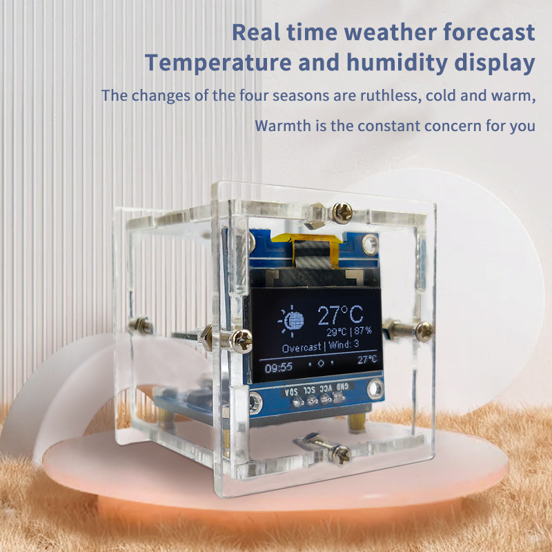 ชุดนาฬิกาพยากรณ์อากาศขนาดเล็ก  - Esp8266 บทวิจารณ์และราคา