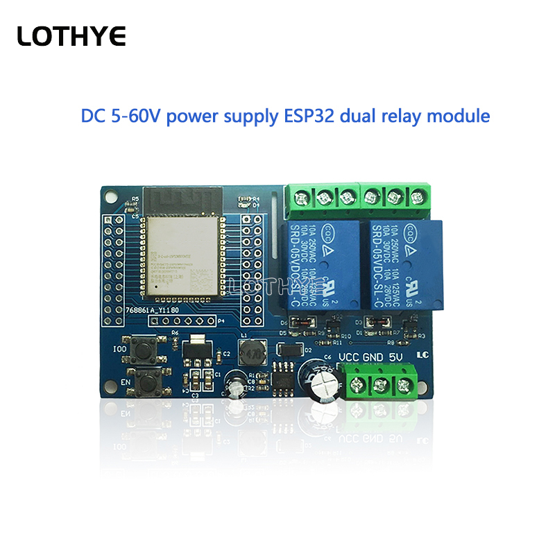 โมดูลรีเลย์ ESP32 แบบสองช่องสั - Esp32 Wifi Bluetooth Module บทวิจารณ์และราคา