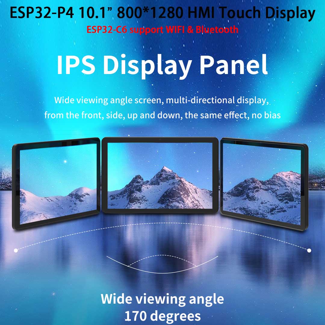 ESP32-P4 10.1 นิ้ว 800*1280 IP - Esp32 P4 บทวิจารณ์และราคา