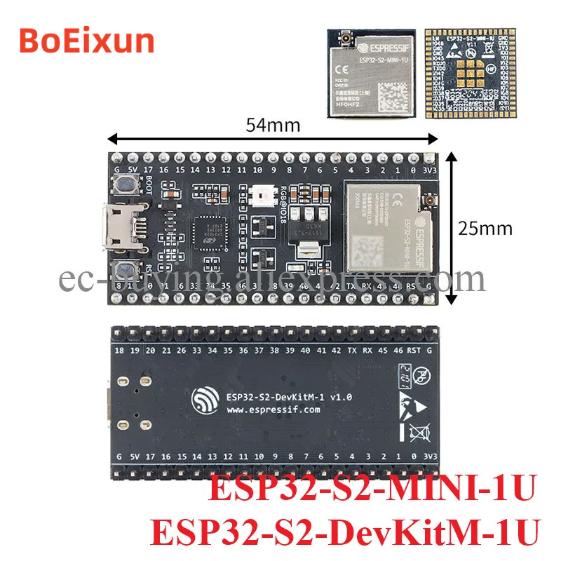 ESP32-S2-DevKitM-1U บอร์ดพัฒนา - Esp32 S2 บทวิจารณ์และราคา