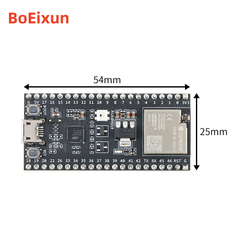 ESP32-S2-DevKitM-1U บอร์ดพัฒนา - Esp32 S2 บทวิจารณ์และราคา