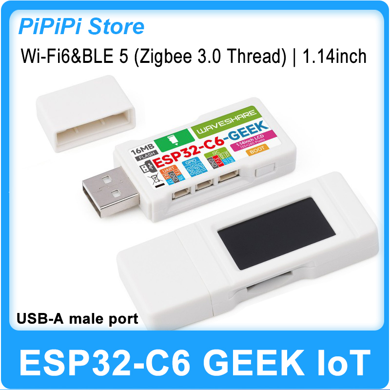 บอร์ดพัฒนา ESP32-C6 GEEK หน้าจ - Esp32 C6 บทวิจารณ์และราคา