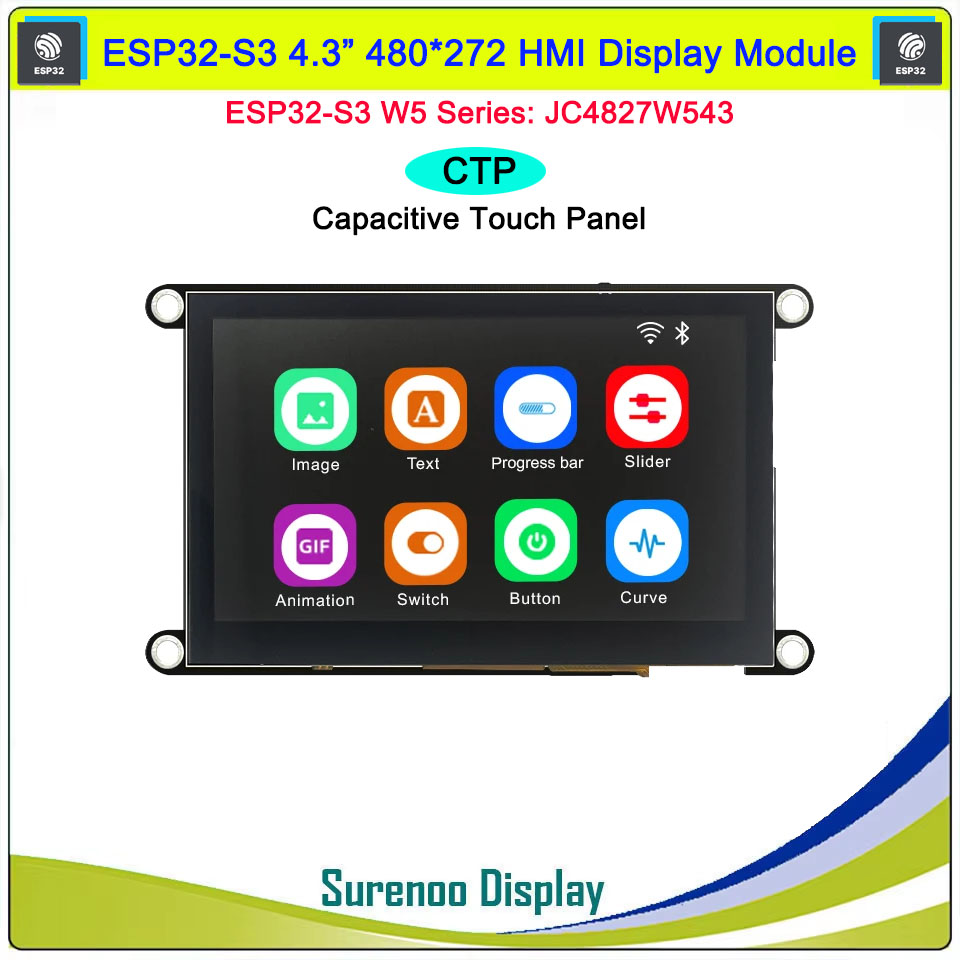 Guition HMI W5 ESP32-S3-N4R8 J - Esp32 P4 บทวิจารณ์และราคา