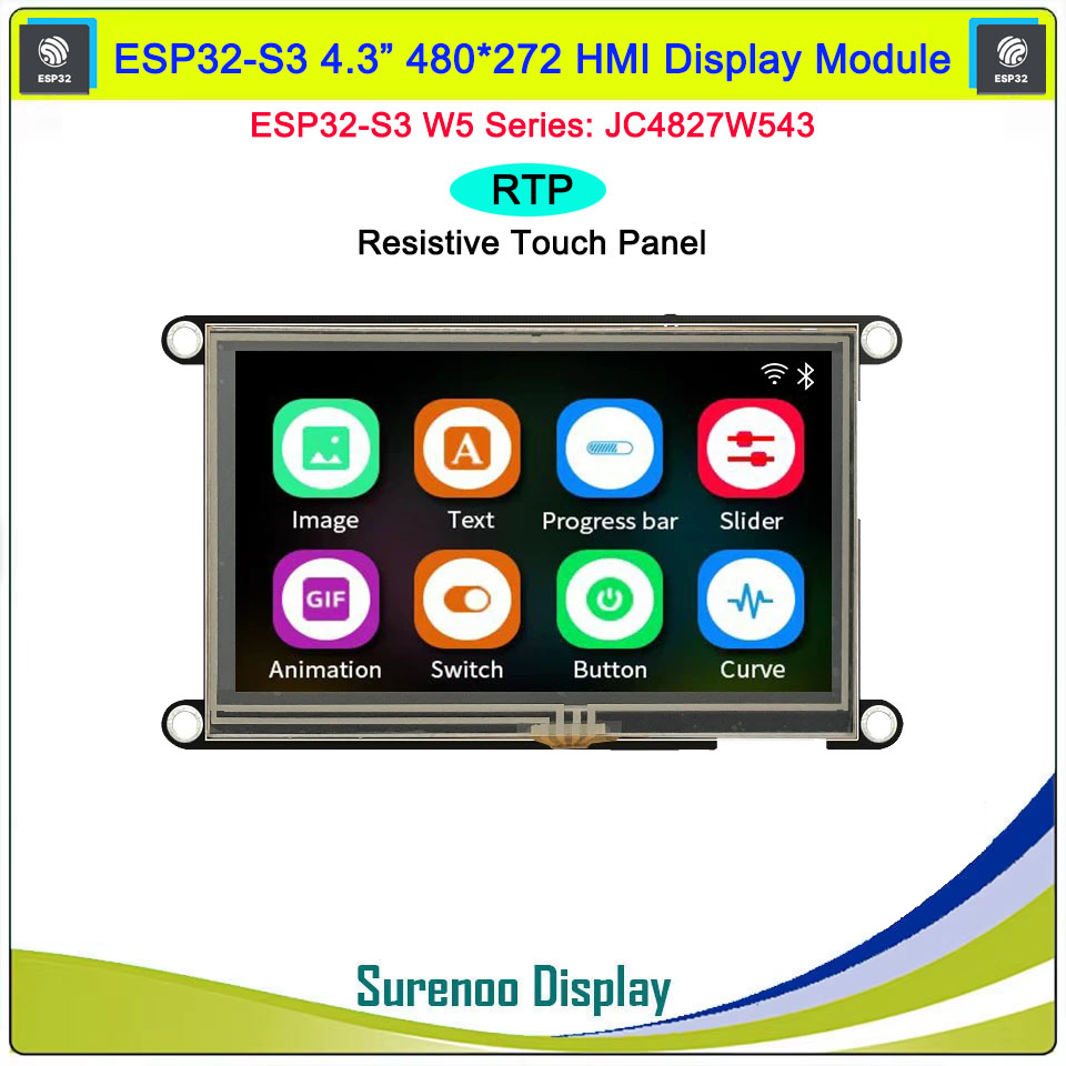 Guition HMI W5 ESP32-S3-N4R8 J - Esp32 P4 บทวิจารณ์และราคา
