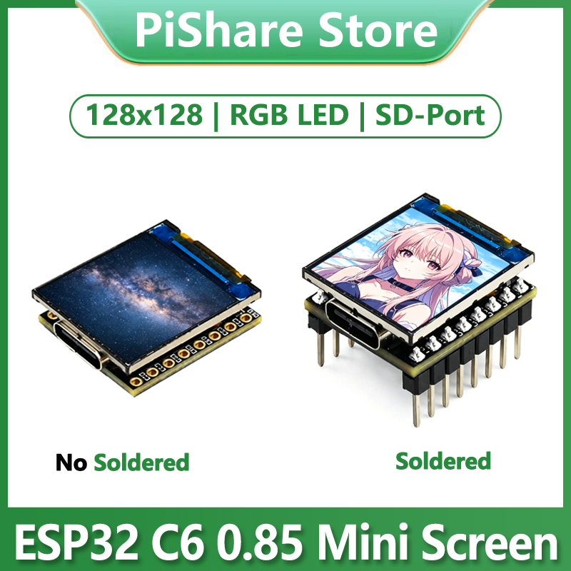 ESP32-C6 0.85 นิ้วจอแสดงผล LCD - Esp32 C6 บทวิจารณ์และราคา