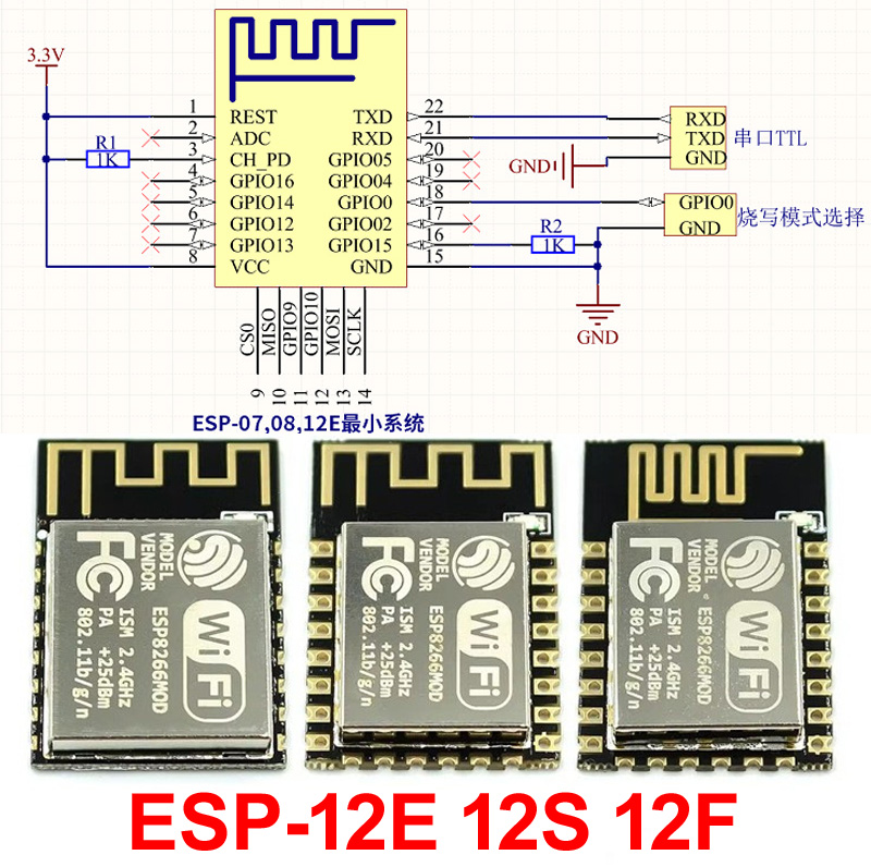 ESP32 ESP-32S ESP-12E ESP-12F  - Esp32 Wifi Bluetooth Module บทวิจารณ์และราคา