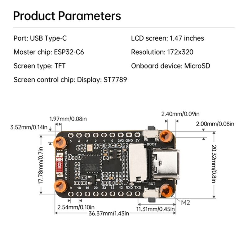 [ใหม่ A09R!】 Esp32-C6 บอร์ดพัฒ - Esp32 C6 บทวิจารณ์และราคา