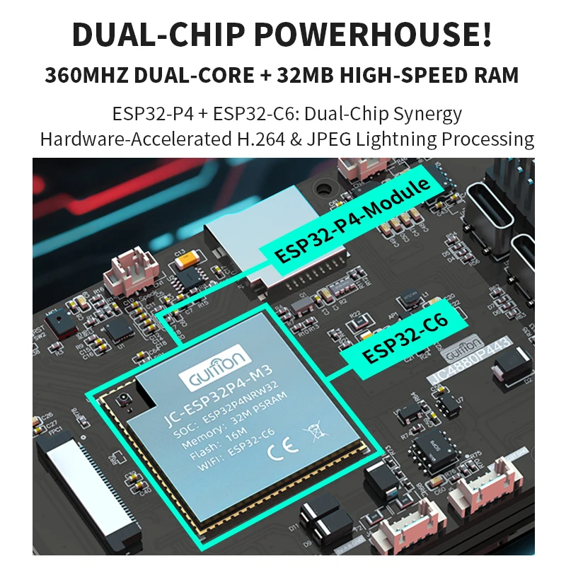 หน้าจอสัมผัสแบบ Capacitive ขนา - Esp32 C6 บทวิจารณ์และราคา