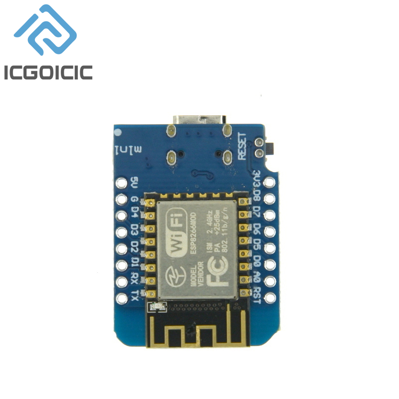 D1มินิ NodeMcu 4M ไบต์ Lua WiF - Esp8266 Nodemcu บทวิจารณ์และราคา