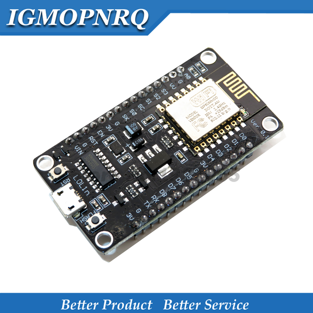 CH340G ESP8266 NodeMcu V3ขั้วต - Esp8266 Nodemcu บทวิจารณ์และราคา